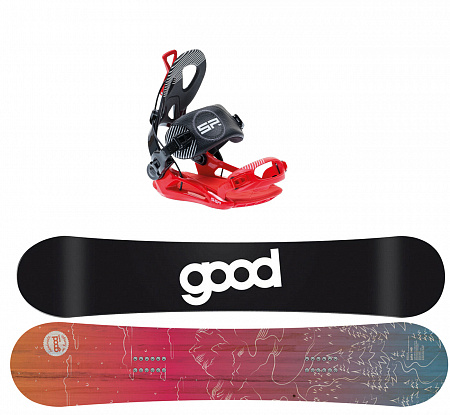 Комплит сноуборд JULIA DOUBLE ROCKER + крепления PRIVATE FT